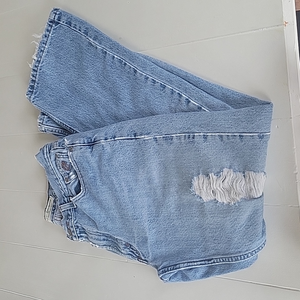 Harley davidson mens distressed blue jeans 32/34
